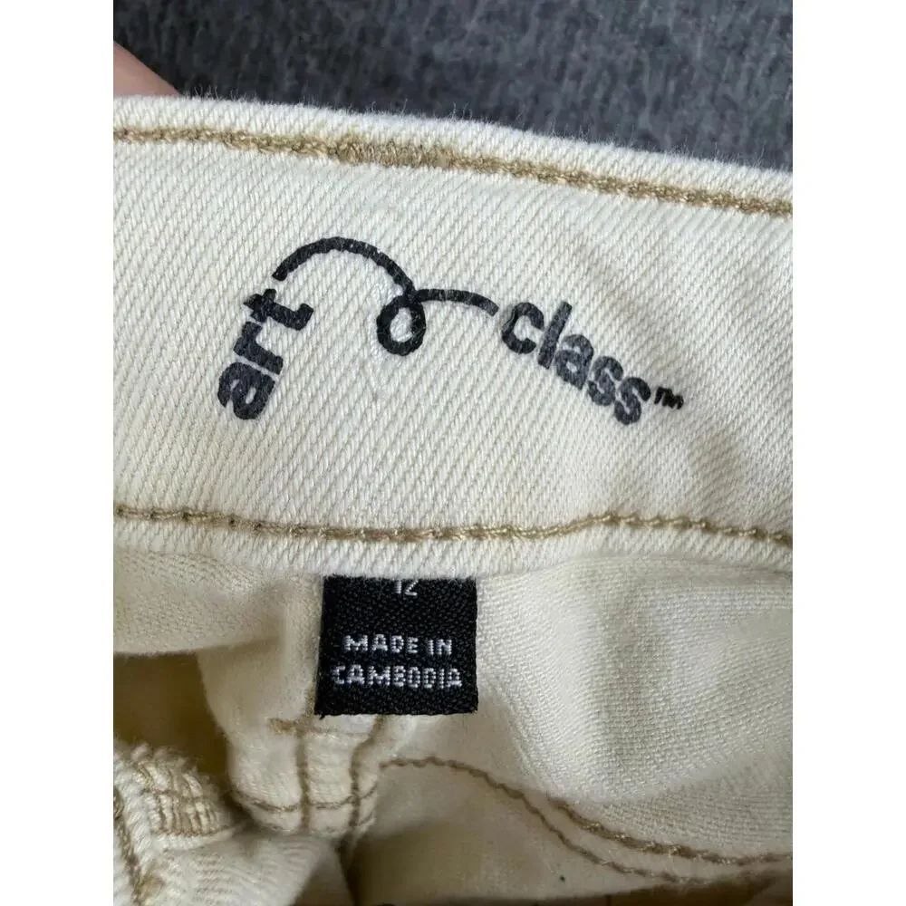 Art Class Kids‎ Cream Colored Jeans Size 12